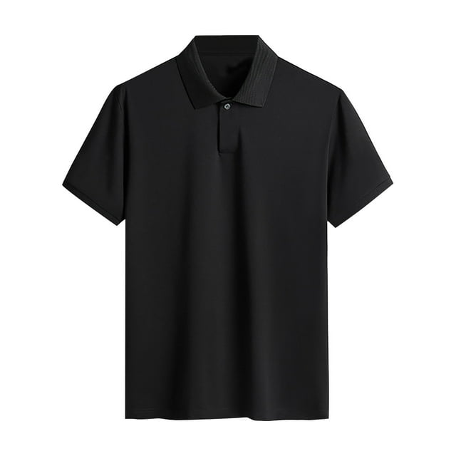 QIPOPIQ Polo Uni à Coupe Régulière pour Homme en Liquidation