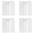 thumbnail image 1 of Pajitas de Vidrio Transparente Reutilizables, 48 Uds., Pajitas de Vidrio Resistentes una Roturas, 24 Rectas y 24 Dobladas con 16 Cepillos de Limpieza, 1 of 5