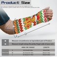 thumbnail image 3 of COEQINE Christmas Arm Cast Covers Gingerbread Man Breathable Cast and Bandage Protector Fabric Sleeves Arm Cast Sleeve with Thumb Cover Christmas Decorative Arm Plaster Cover Size L, 3 of 7