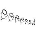 thumbnail image 3 of Dalazy 7pcs Ceramic Ring Eyes Fishing Rod Guide Free Stainless Steel Frame, 3 of 9