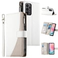 thumbnail image 4 of Funda cartera GANGXUN para Samsung Galaxy A23 4G/5G , cuero PU con tarjetero, cremallera, correa de mano, soporte y protección 1083°, 4 of 6