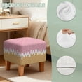 thumbnail image 7 of Jiueut Ice Cream Print Footstool Slipcover, Folding Ottoman Cover Folding Storage Furniture Protector Breathable Non-Slip Footrest Protector for Pets & Kids, 7 of 7