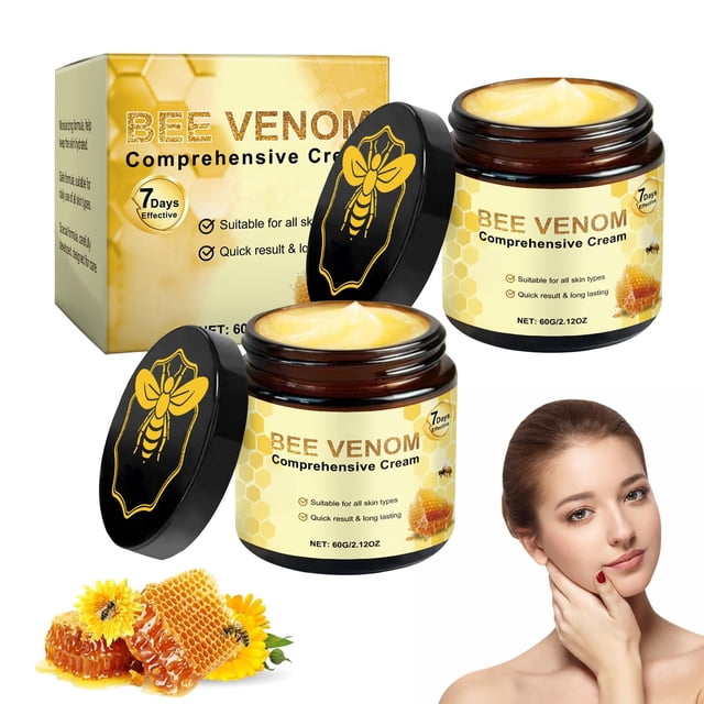 Crema hidratante Tabriyot Bee Venom para todo tipo de piel, 2 unidades