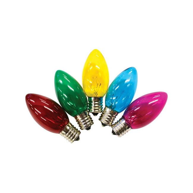 Holiday Bright Lights 9761081 C9 Christmas Light Bulbs, Multi Color, 1