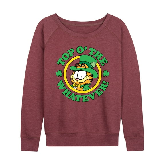 Garfield - Top O The Whatever - Women's Lightweight French Terry Long Sleeve Shirt