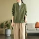 thumbnail image 5 of Chaquetas para mujer Ropa Moda coreana Chaquetas de béisbol holgadas de gran tamaño Cárdigans sólidos Abrigos de manga larga con cremallera Tops de mujer, 5 of 5