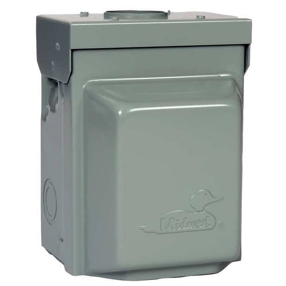 Ge Steel Unmetered Surface Power Outlet, 7-1/8 in H, 5-3/16 in D, NEMA 3R U050