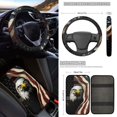 thumbnail image 3 of Jeiento Eagle Car Seat Cover Sets, USA Flag Front and Rear Split Bench Seat Covers for Cars, Floor Mats Seatbelt Steering Wheel Arm Rest Cover, 17 Pcs, 4Th of July Decor, 3 of 8