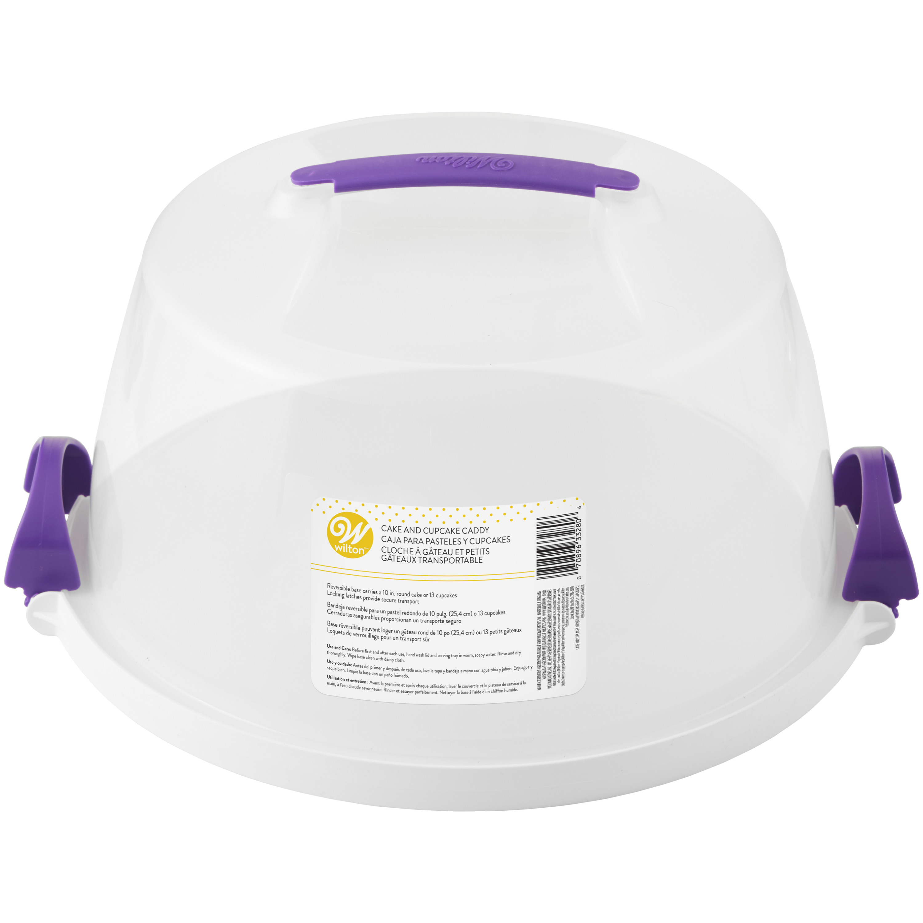Wilton Cake and Cupcake Carrier, Fits 10 inch Cake or 13 Standard Cupcakes, 2.07 oz. - image 2 of 5