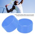 thumbnail image 3 of Tennis Racquet Grip, 2pcs/set Tennis Racket Handle Silicone Rin-g Sweat Absorption Tennis Overgrip Fixing Ri-ng for Tennis (Blue), 3 of 9
