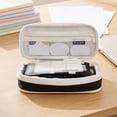 thumbnail image 5 of allydrew Large Capacity Pencil Case, Expandable Pencil Pouch for Stationery Tools, Black, 5 of 6