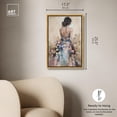 thumbnail image 6 of Dress in Spring Bloom Canvas Inspiring Women Protraits by Art Remedy, Gold Frame, 16" x 24", 6 of 8