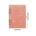 thumbnail image 2 of IDEANATEGRATE Cuaderno De Oficina Para Escritores Con Cubierta Rosa Y Páginas De Textura, 2 of 5