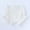 White, variant on Newborn Toddler Baby Solid Color Cotton Casual Briefs Big Butt Shorts Triangle Shorts Loose Harem Shorts