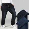 thumbnail image 4 of REDHOTYPE Men's Big-Tall Jeans Elastic Drawstring Jean Denim Trousers, 4 of 4