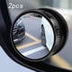 thumbnail image 4 of Espejo retrovisor auxiliar convexo para punto ciego de coche, espejo de estacionamiento transparente, gran angular Negro, 4 of 8