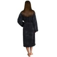 thumbnail image 2 of TowelSelections Women's Super Soft Plush Bathrobe Fleece Spa Robe Large-X-Large Charcoal, 2 of 5
