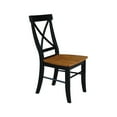 thumbnail image 6 of International Concepts Side Chair in Black and Soft Cherry (Set of 2), 6 of 6