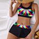 thumbnail image 1 of Traje de baño para mujer Traje de baño dividido con estampado grande para mujer Falda de bikini Traje de baño dividido Trajes de baño para mujer, 1 of 6