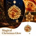 thumbnail image 5 of Christmas Window Decorations For Home, Festive Holiday Window Hanging Decor With Led Lighting, Glass Door And Window Decoration For Living Room, Entryway, Party And Christmas Celebration, 5 of 5