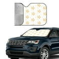 thumbnail image 3 of Kdxio Wheat Print Front Windshield Sun Shade,Folding Auto Sunshade for Car Truck SUV-Medium, 3 of 7