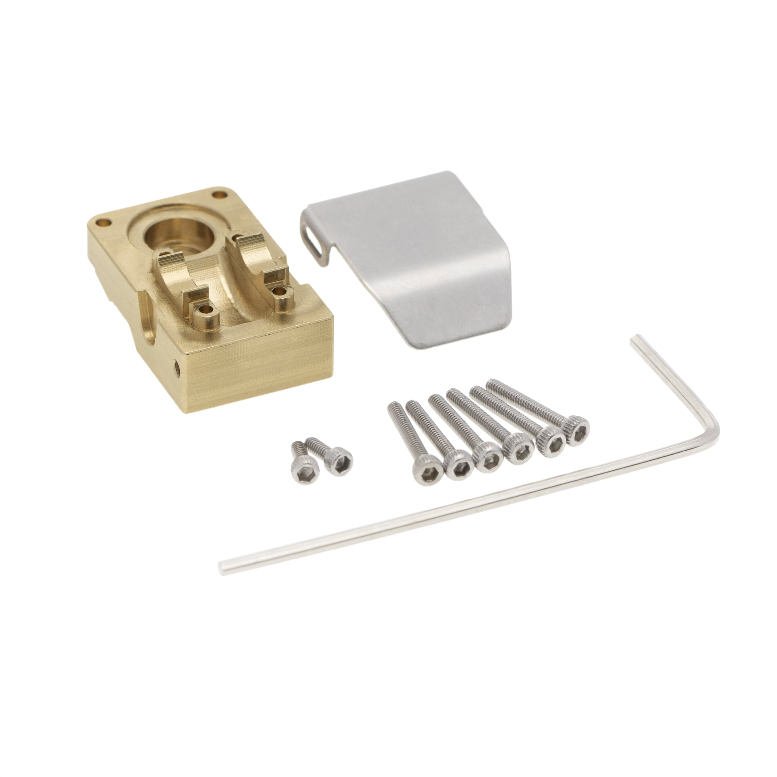 Brass Counterweight Cover Diff For 1/24 Axial SCX24 90081 RC Car Modification 