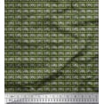 thumbnail image 1 of Soimoi Velvet Fabric Ethnic Block Print Fabric by Yard 58 Inch Wide, 1 of 2