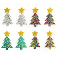 thumbnail image 1 of Juego 4 Pares Pendientes Acrílicos para Fiesta Nuevo Y Navidad para Mujer Y Niña, 1 of 8