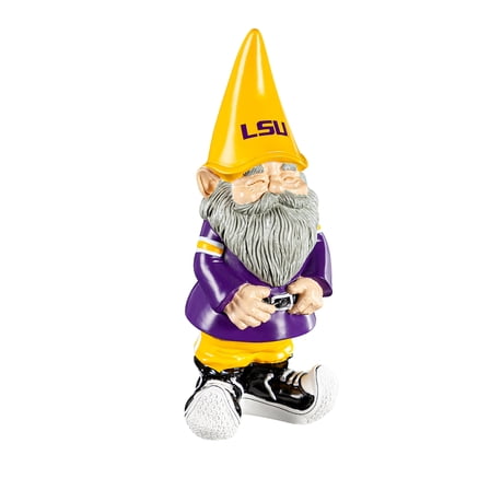 LSU Tigers 11'' Resin Garden Gnome