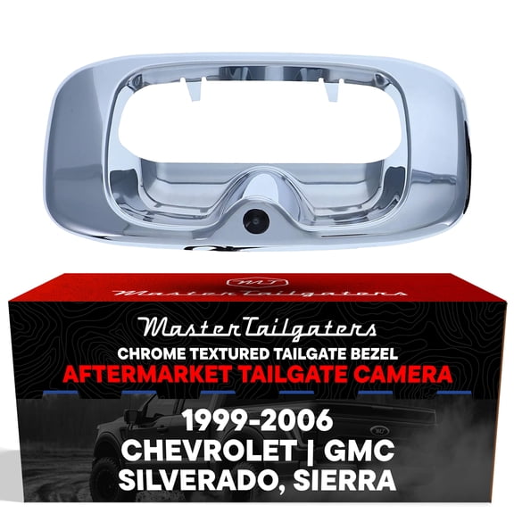 Master Tailgaters Chrome Tailgate Handle with Backup Camera for Chevrolet Silverado/GMC Sierra 99-06