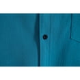 thumbnail image 6 of Men's Shirts Short Sleeve Casual Shirts Button Down Shirt Beach Summer Wedding Shirt Cyan L, 6 of 8