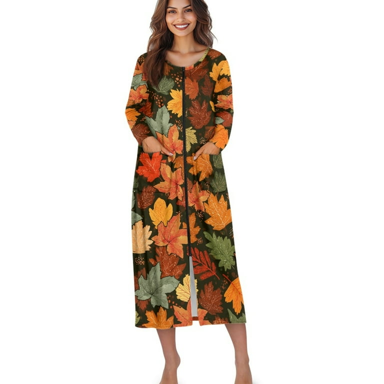 chinese dress ladies Silverts Women's Adaptive Clothing Open Back Float Nightgown, Assisted  Dressing Gown for Elderly, Nursing Home & Rehab