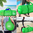 thumbnail image 7 of GSE Games & Sports Expert Large Mesh Duffel Bag with Zipper. Sport Equipment Scuba Bag for Sport Balls, Team Practice, Swimming Gear, Diving, Rafting, Water Sports - Green, 7 of 7
