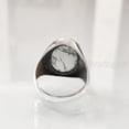 thumbnail image 5 of Howlite Mans Ring, Natural White Turquoise Ring, Birthstone, Silver Jewelry, 925 Silver Ring, Birthday Gift, Heavy Mens Ring, Arabic Design, Ottoman Style Ring, Christmas, Turkey Mens Signet Ring, 5 of 5