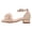 A-Beige157, variant on JAJAHO Girls Dress Shoes Floral Princess Low Heel Summer Sandals Ankle Straps Open Toe Girl Wedding Party Shoes