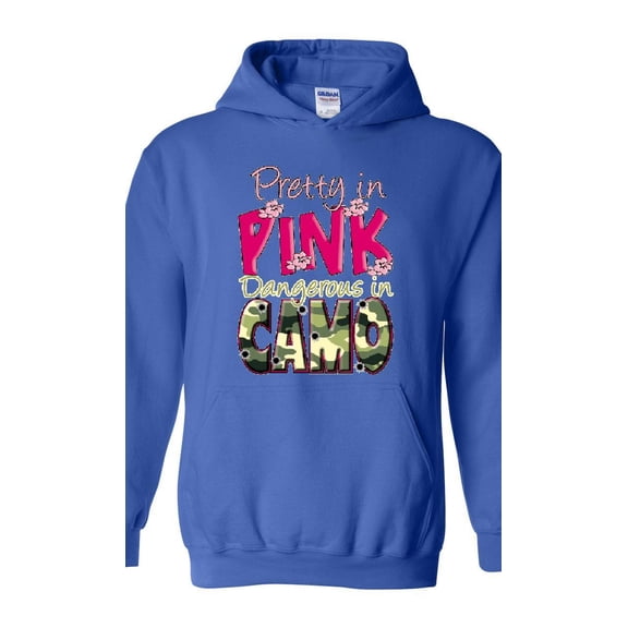 NIB - Mens Sweatshirts and Hoodies - Pretty in Pink Dangerous in Camo