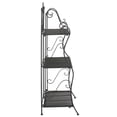 thumbnail image 4 of Safavieh Torus Outdoor Iron 3 Tier Shelf, Black, 4 of 12