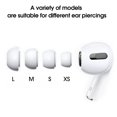 thumbnail image 3 of Almohadillas de silicona blanda para Airpods Pro 1/2, cubierta protectora para auriculares, agujero de reducción de ruido, para Apple Air Pods Pro, 4 pares, 3 of 4