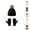 Black, variant on Baby Knit Winter Hat Gloves Set – Soft Cozy Warm Knit Design for Cold Weather Protection, Cute Style Accessories for Daily Wear Outdoor Strolling Playing Travel, Essentials Gift Ideas Ski