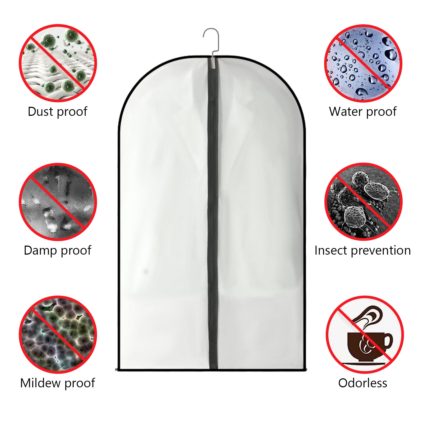 Tripumer 10-Pack Garment Bags for Suits & Dresses photo 5