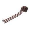 thumbnail image 2 of 1Pcs Small Picket Fence For Garden Coffee Color for Children 3.9In, 2 of 8