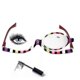 thumbnail image 1 of 2 Pack Magnifying Makeup Glasses Eye Make Up Spectacles Flip Down Lens Folding Cosmetic Womens Reading Glasses +2.50, 1 of 5