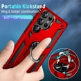 thumbnail image 4 of 23 Ultra Case: for Samsung 23 Ultra Case for Galaxy S23 Ultra, 6.8inch,with Kickstand,Military Grade Drop Tested,S23 Ultra Case Red, 4 of 12