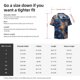 thumbnail image 5 of Fotbe Elegant Blue Gold Blooms Camisa Estampada de Manga Corta para Hombre, Casual de Verano, Estilo Playero, Sin Arrugas-Small, 5 of 5