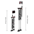 thumbnail image 5 of Drywall Stilts 24'-40' Adjustable Aluminum Tool Stilts, with Protective Knee Pads, aluminum alloy Build, for Home Office Apartment Bedroom Living Room, Small Space Storage, Daily Organization, 5 of 8