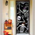 thumbnail image 5 of Halloween Skull Door Cover, Halloween Decorations, LHA1784D - 30" x 80", 5 of 5