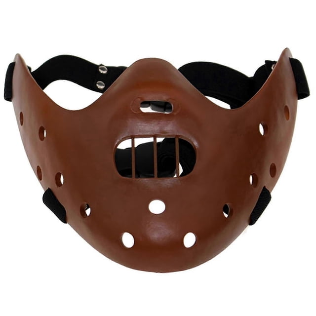 Hannibal Lecter Mask Cosplay The Silence of The Lambs Half Face Killer Prop Resin