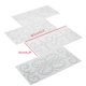 thumbnail image 3 of Fiudx Liquidación de ahorros de otoño 4 piezas de plantilla transparente con textura para decorar bordes de tartas, 3 of 4