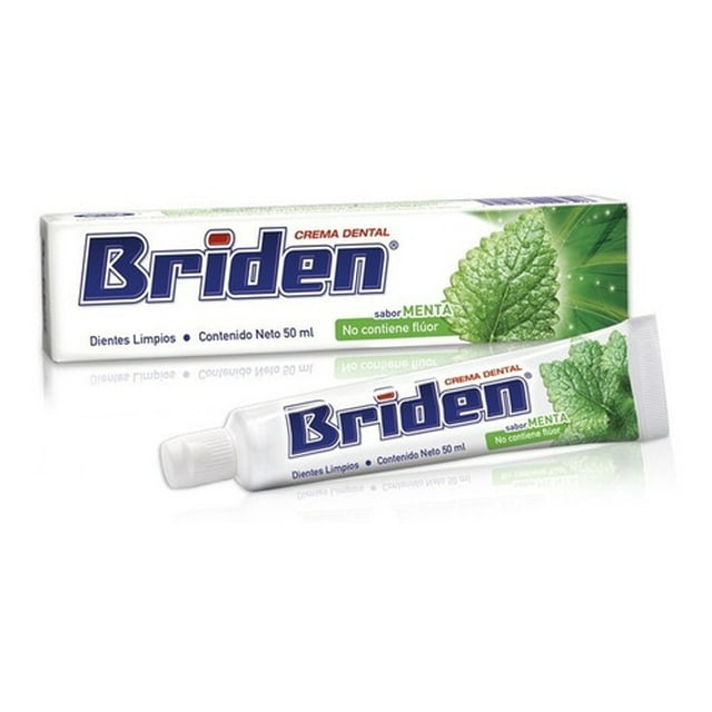 Briden Crema Dental Sin Flúor Caja 10 Pz 50ml