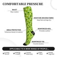 thumbnail image 3 of Lsque St Patrick's Day7 Pattern Sport Compression Socks for Men & Women 15-20 mmHg Knee High Nurse Pregnant Running Medical and Travel Athletic, 3 of 6